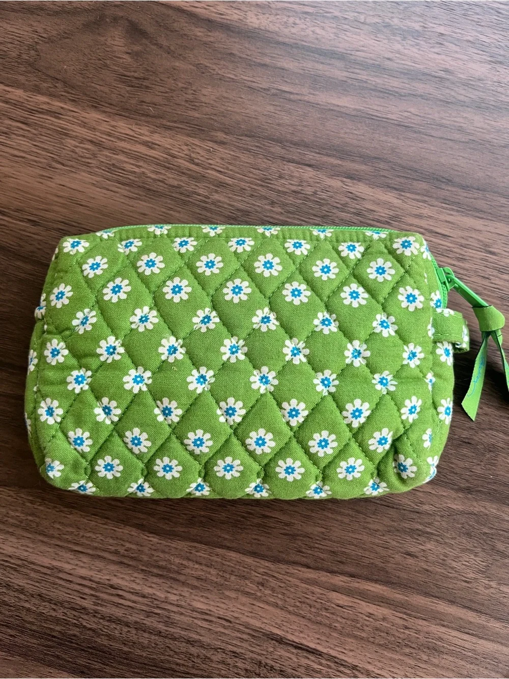 Vera Bradley Apple Green Small Cosmetic Case